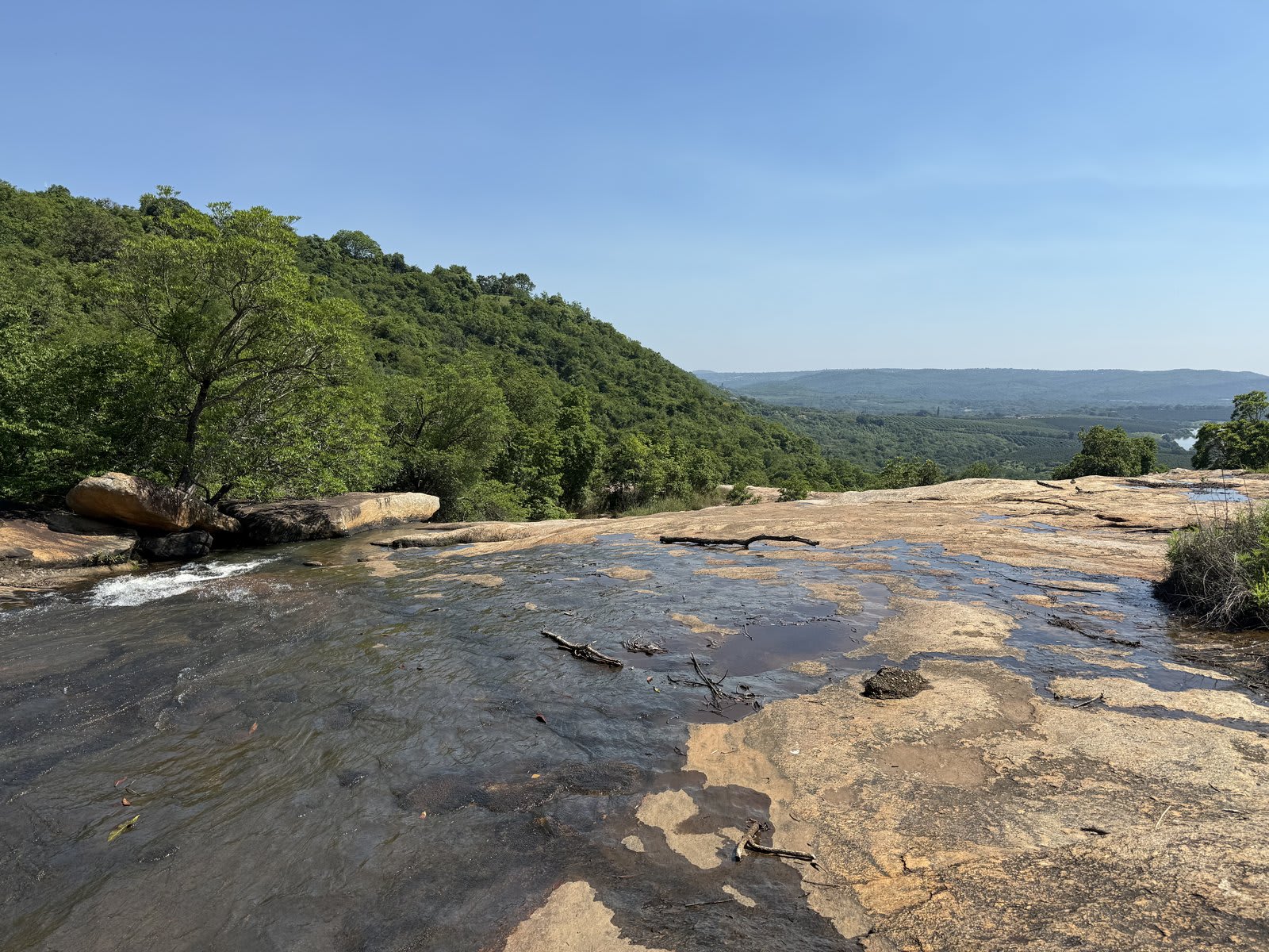 The waterfall on Kanaan — the place Matthew took Anneli on his birthday, the afternoon the whole story began.